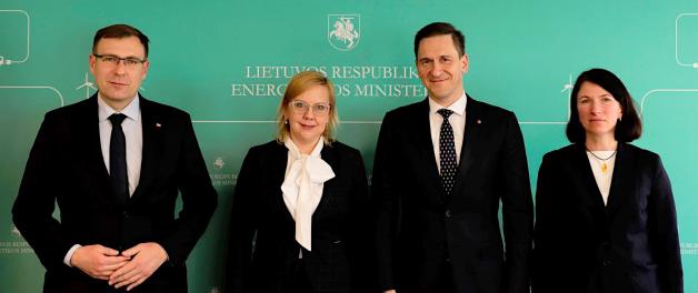 Minister Anna Moskwa na spotkaniu z ministrem energii Litwy. Polska i Litwa potępiają wojnę Rosji w Ukrainie
